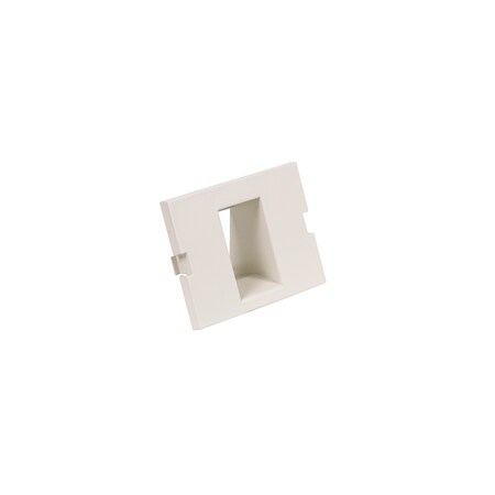 Hubbell Premise Wiring ISTATION RECSS MODULE, 1PORT, UNLD, 1.5U, OW,  IM1IA15OW